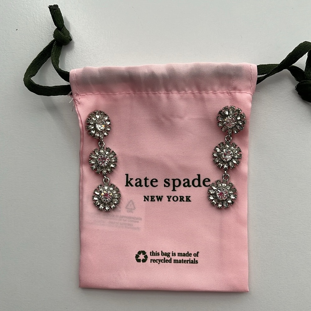 Kate Spade Estate Garden Exquisite Linear Earrings - Picture 1 of 4